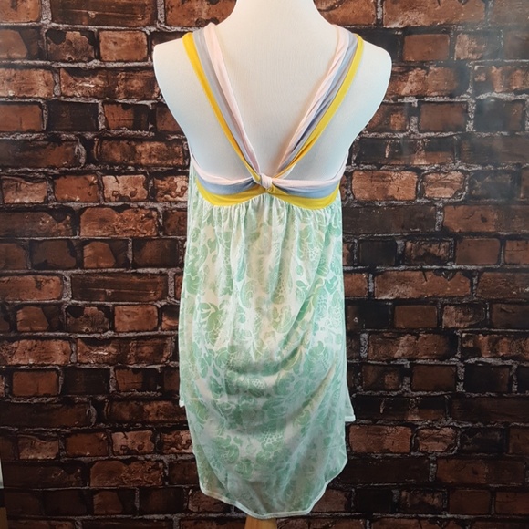 LAST CHANCE! CLOSET CLOSING! Rebel Yell flowy cross-neck summer tunic shirt XS - Picture 4 of 7